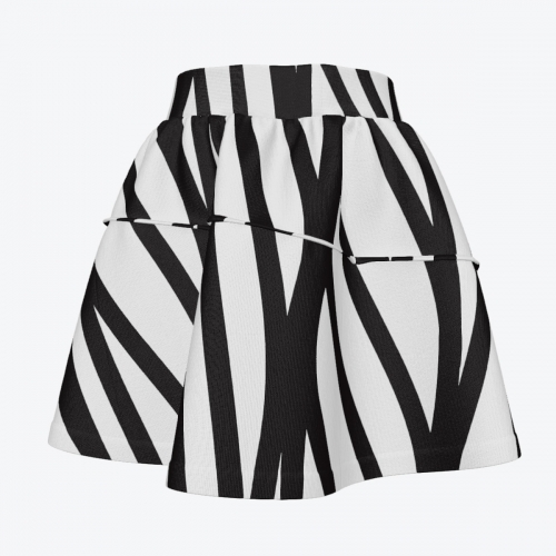 Women's High Waist Layered Sport Skirt