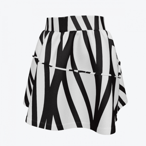 Women's High Waist Layered Sport Skirt