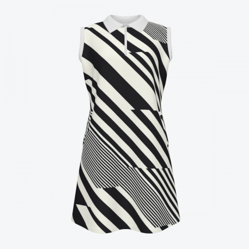 Polo Sleeveless Zip Dress With Pockets