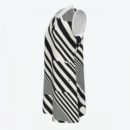 Polo Sleeveless Zip Dress With Pockets