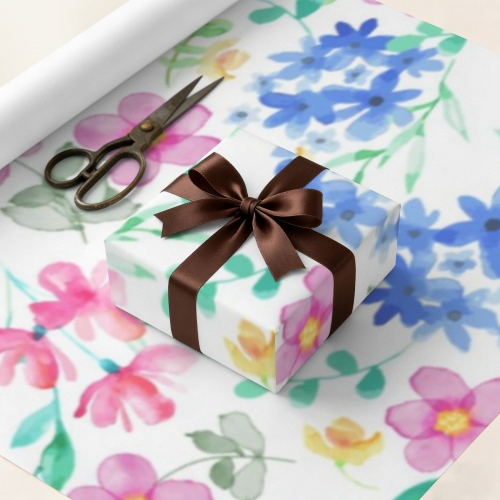 Gift Wrapping Paper-Coated Paper 72"x 22"（1 Roll） | Ships from USA