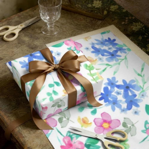 Gift Wrapping Paper-Coated Paper 72"x 22"（1 Roll） | Ships from USA