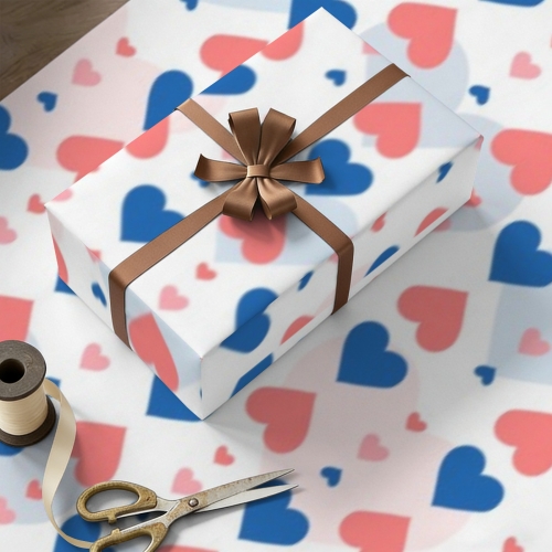 Gift Wrapping Paper-Coated Paper 72"x 22"（2 Roll） | Ships from USA