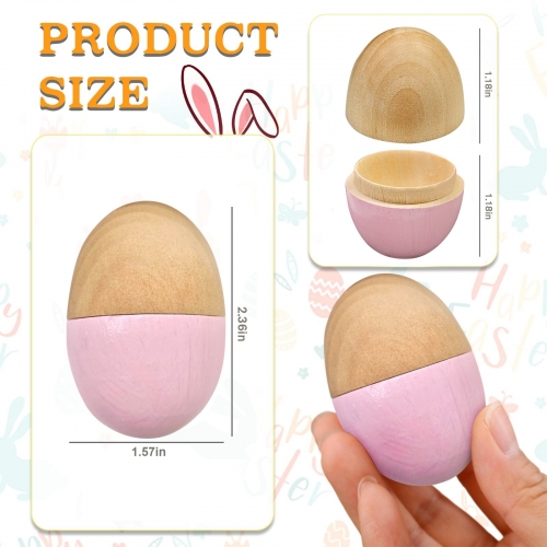 Custom Engraved Wooden Easter Egg  | Ships from USA