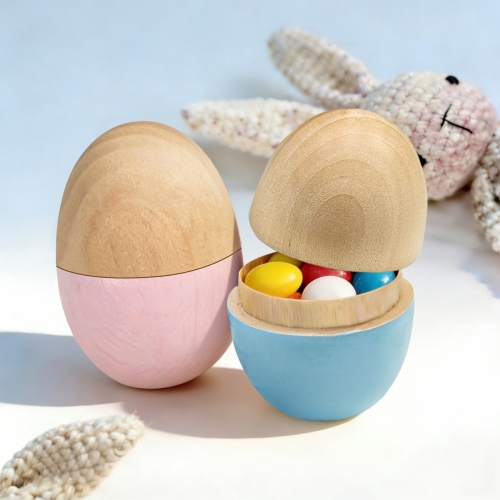 Custom Engraved Wooden Easter Egg  | Ships from USA