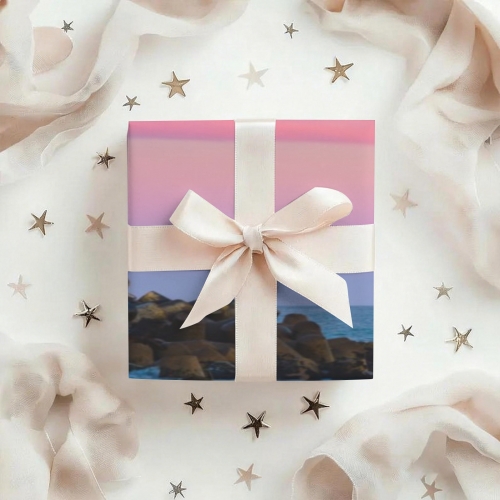 Gift Wrapping Paper-Coated Paper 120"x 22"(1 Roll) | Ships from USA