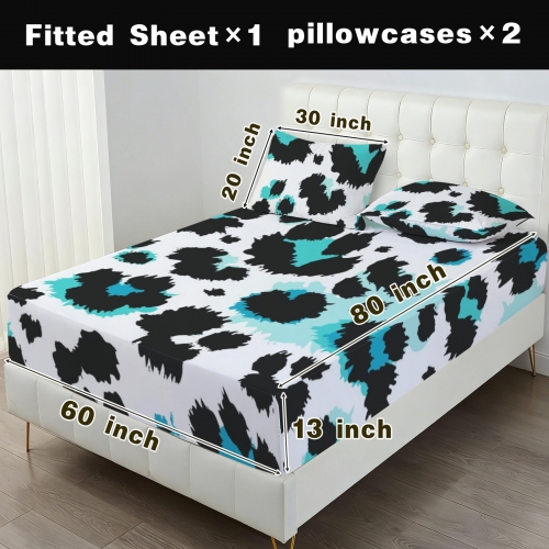 Custom Bedding Set 3 PCS ( 60" × 80" × 13" ) | Ships from USA