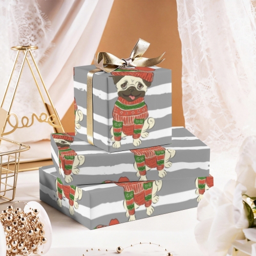 Gift Wrapping Paper-Coated Paper 120"x 22"（3 Roll） | Ships from USA