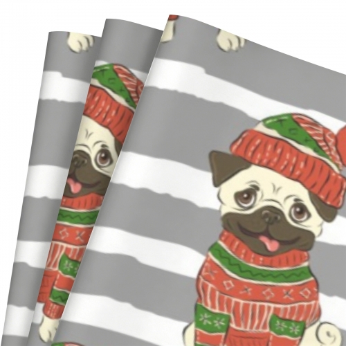 Gift Wrapping Paper-Coated Paper 120"x 22"（3 Roll） | Ships from USA