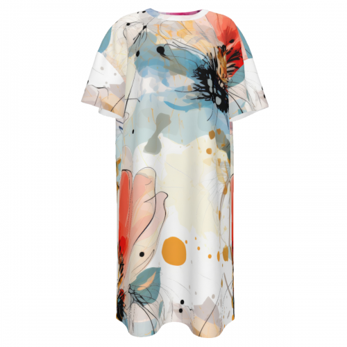 Women's All-Over Print T-Shirt Dress