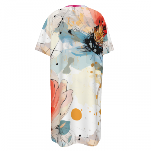 Women's All-Over Print T-Shirt Dress