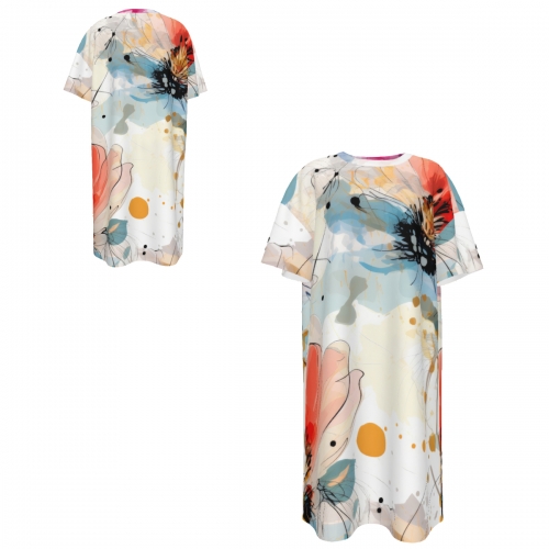 Women's All-Over Print T-Shirt Dress