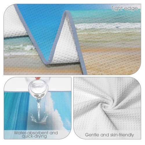 Waffle Weave Bath Towel 29×58inch | Ships from USA