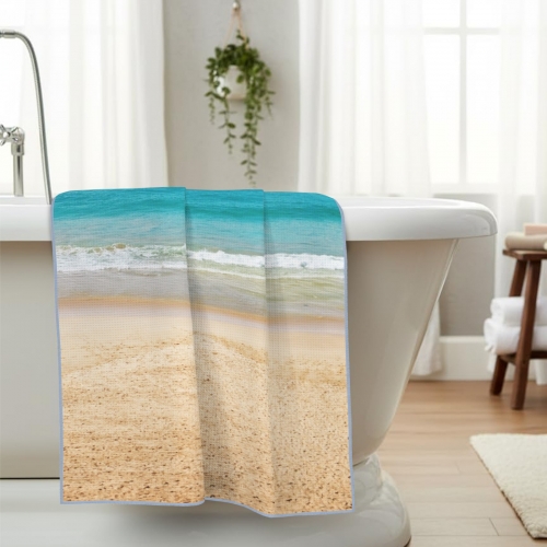 Waffle Weave Bath Towel 29×58inch | Ships from USA