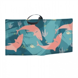 Drawstring Short Bi-Fold Wallet（Slim Multi-Card Holder）