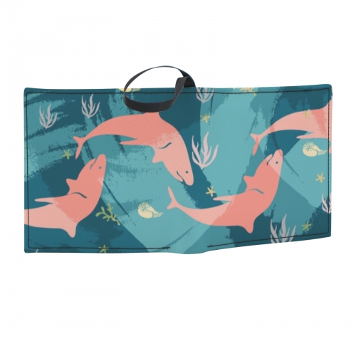 Drawstring Short Bi-Fold Wallet（Slim Multi-Card Holder）