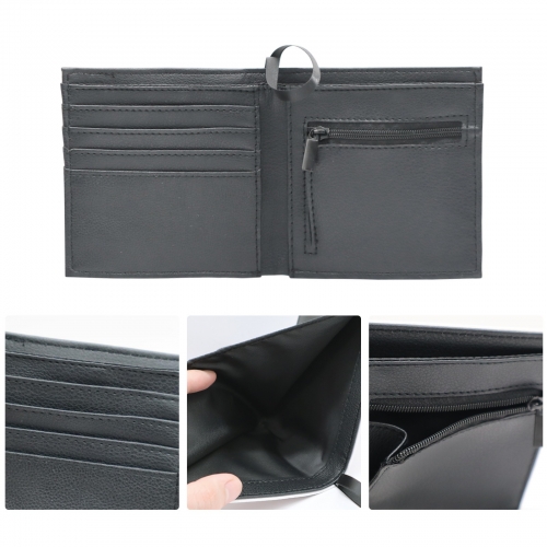 Drawstring Short Bi-Fold Wallet（Slim Multi-Card Holder）