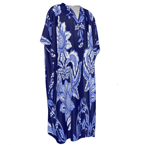 Men's Open-Front Long Robe