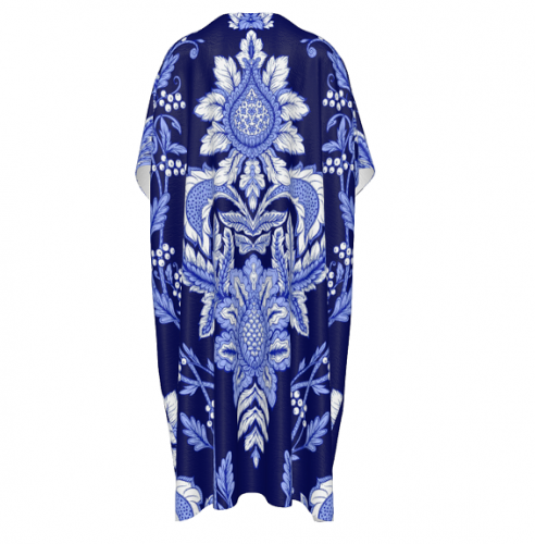 Men's Open-Front Long Robe