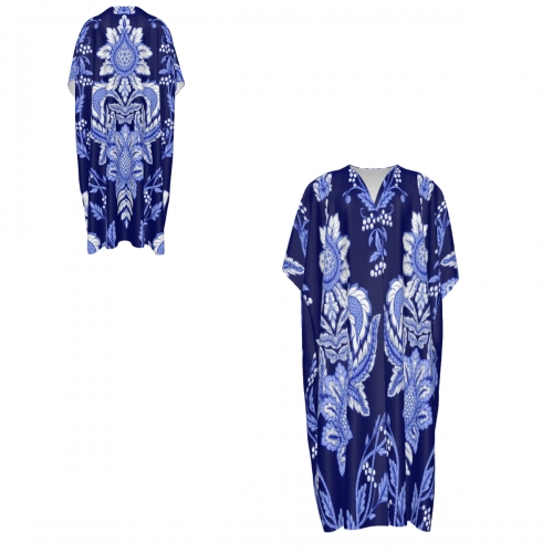 Men's Open-Front Long Robe