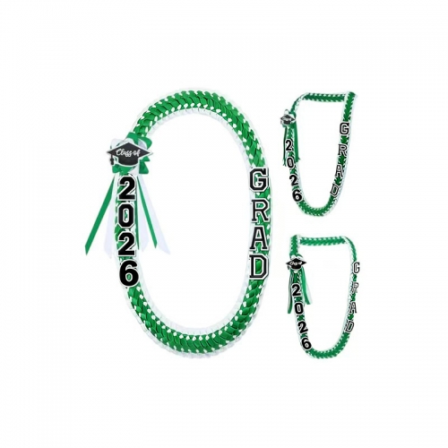 Custom Graduation Ribbon Braided Lei