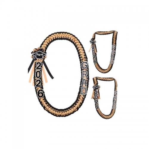 Custom Graduation Ribbon Braided Lei