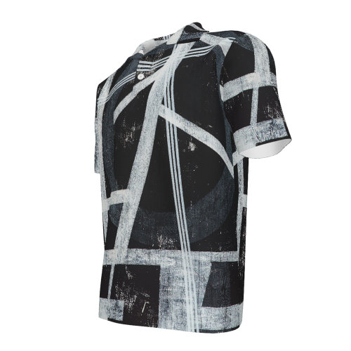 Men's Button-Down Short-Sleeved Polo Shirt