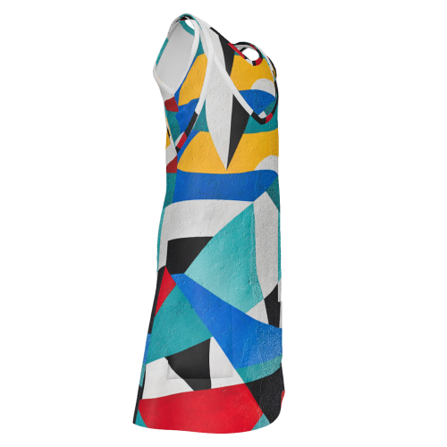 Children’s Sleeveless Romper Dress with Pockets