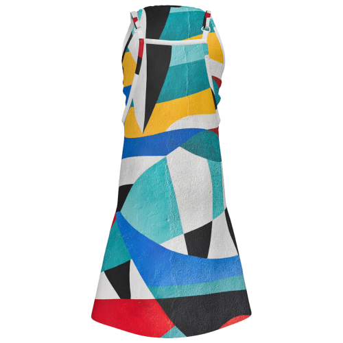 Children’s Sleeveless Romper Dress with Pockets