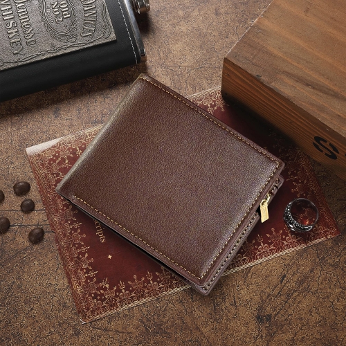 Custom Engraved PU Zippered Wallet(Two-Side Printing) | Ships from USA