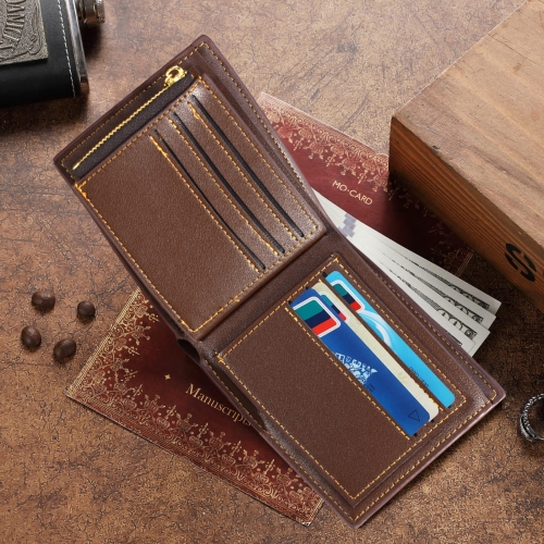 Custom Engraved PU Zippered Wallet(Two-Side Printing) | Ships from USA