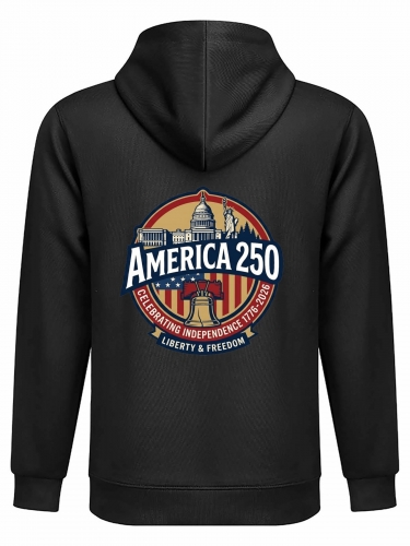 Custom Men's Hoodie (Front & Back Print ) |  Ships  from Canada