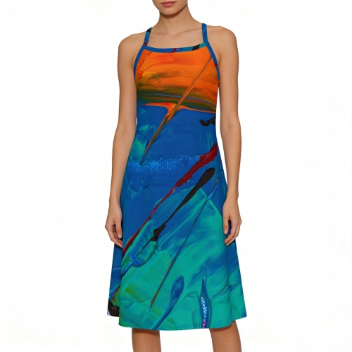 Children’s Round Neck Sleeveless Dress