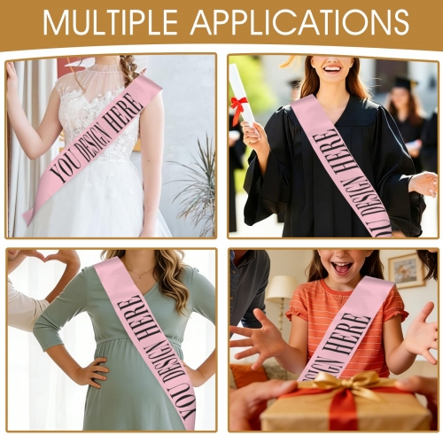 Satin Pageant Sashes