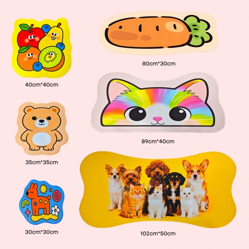 Custom Shape Mousepad 80 x 30cm(with Stitched Edges)