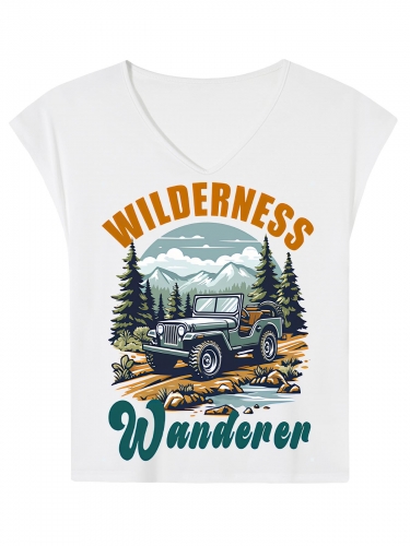 Women’s V-Neck T-Shirt | Ships from USA
