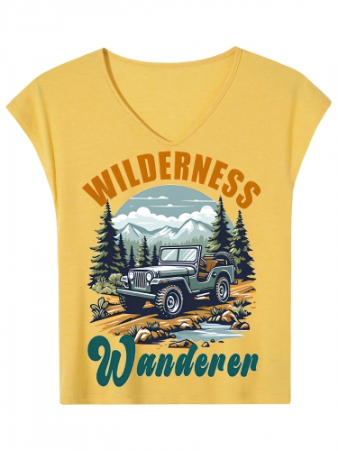 Women’s V-Neck T-Shirt | Ships from USA