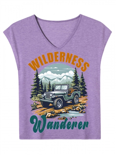 Women’s V-Neck T-Shirt | Ships from USA