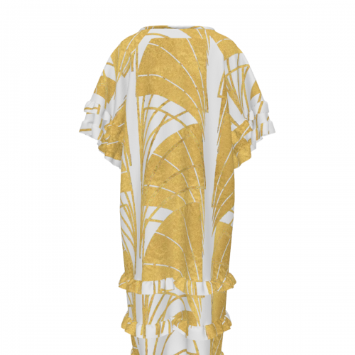 Women's Multi-Tiered Ruffle Hem Dress