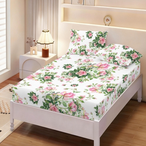 Custom Bedding Set 3 PCS ( 54" × 75" × 13" ) | Ships from USA