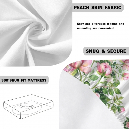 Custom Bedding Set 3 PCS ( 54" × 75" × 13" ) | Ships from USA