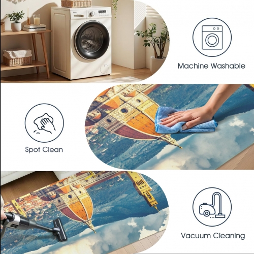 Indoor Runner Rug  60" x 22" | Ships from USA