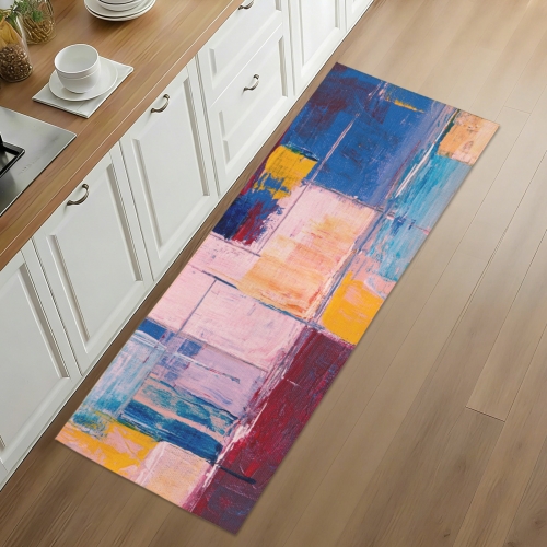 Cotton-Linen Indoor Runner Rug  60" x 24" | Ships from USA