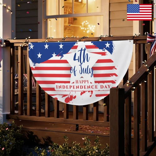 Semi Circle Flag 36 x 18 inch | Ships from USA