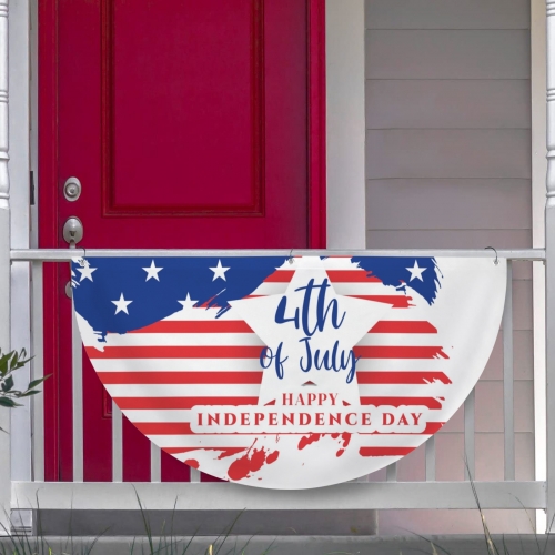 Semi Circle Flag 36 x 18 inch | Ships from USA