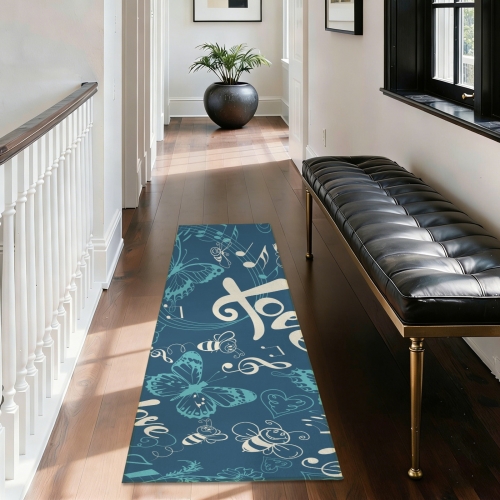 Flannel Indoor Runner Rug 60" x 24" | Ships from USA