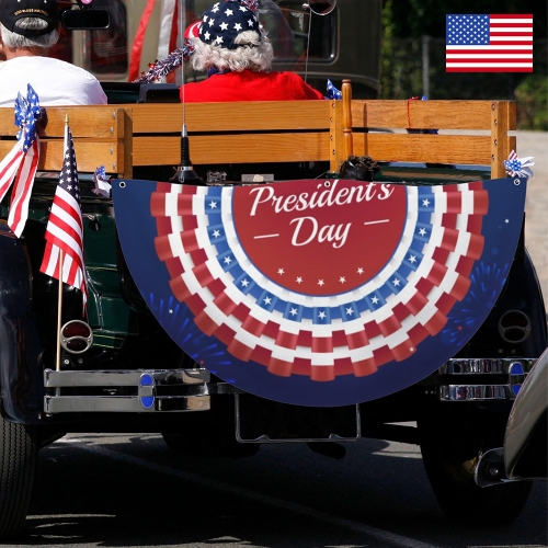 Semi Circle Flag 72 x 36 inch | Ships from USA