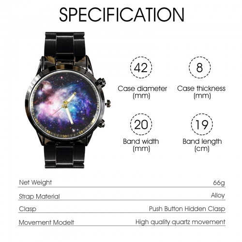 Custom Men's Stainless Steel Watch (017)