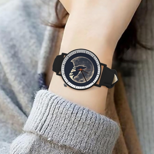Custom Unisex Leather Strap Watch