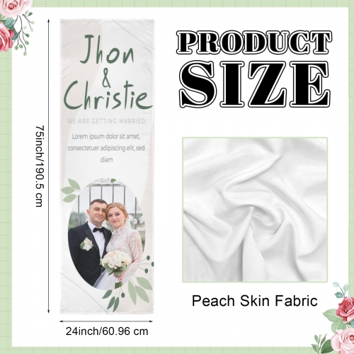 New Polyester Peach Skin Wall Tapestry 24" x 75" | Ships from USA